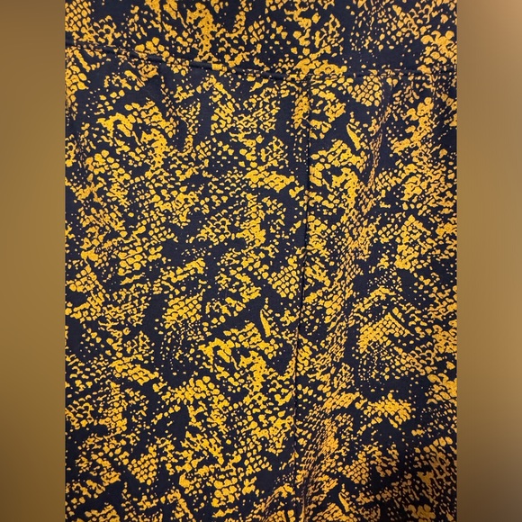 iman global chic navy and gold tapered leg‎ pull on pants womens 2XP - Picture 2 of 11